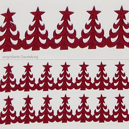 Seklebo Bordeaux 94508 25 R 22 Self Adhesive Border – Christmas Tree