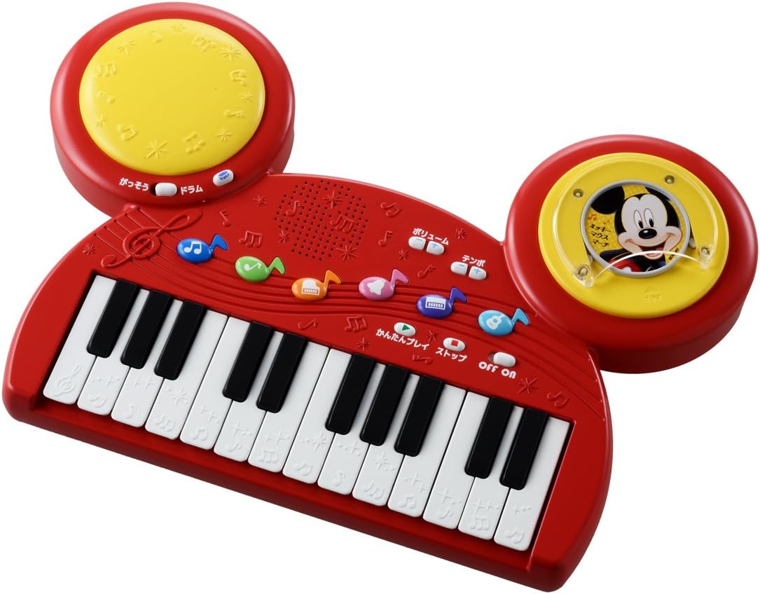 ディズニーキャラクターズ ディスクでチェンジ キーボードドラム ピアノ 鍵盤楽器 おもちゃ Amazon