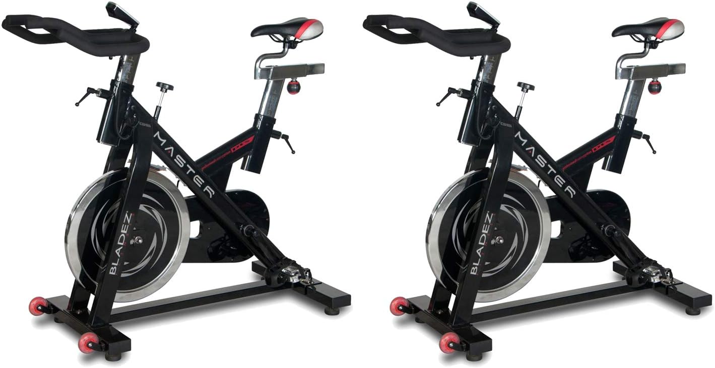 Master GS Bladez Stationary Indoor Exercise Bike with Racing Design (2 Pack)