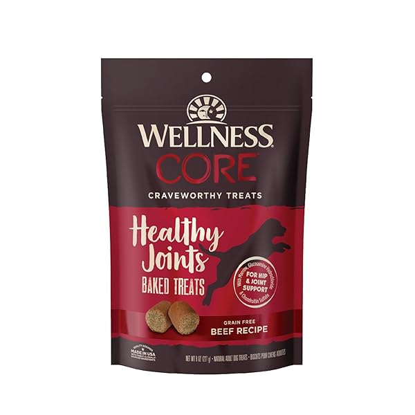 WELLNESS CORE HEALTHY JOINTS SOFT DOG TREATS, NATURAL,...