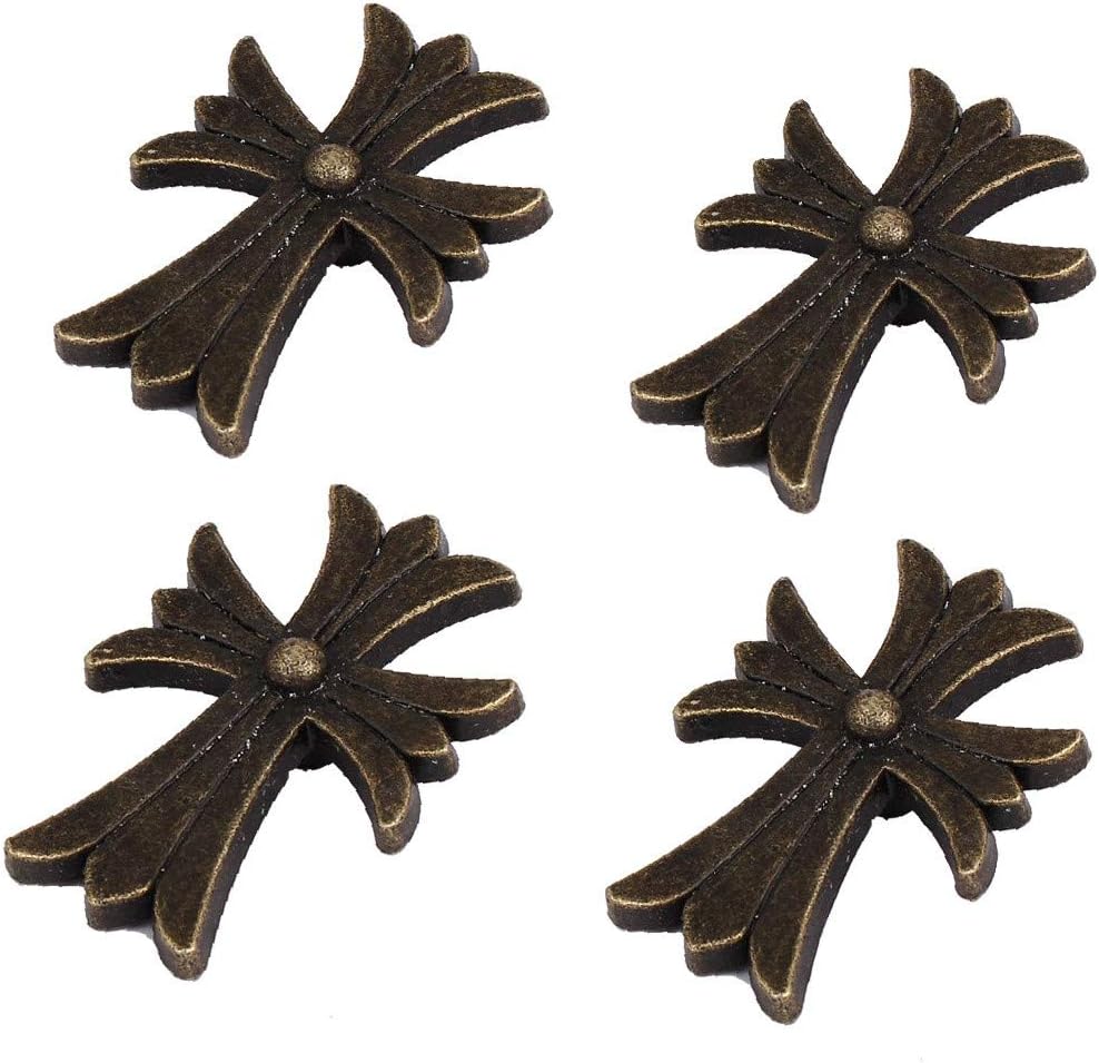 X-DREE Schubladenschrank Vintage Style Einlochmontage Griffe Knopf