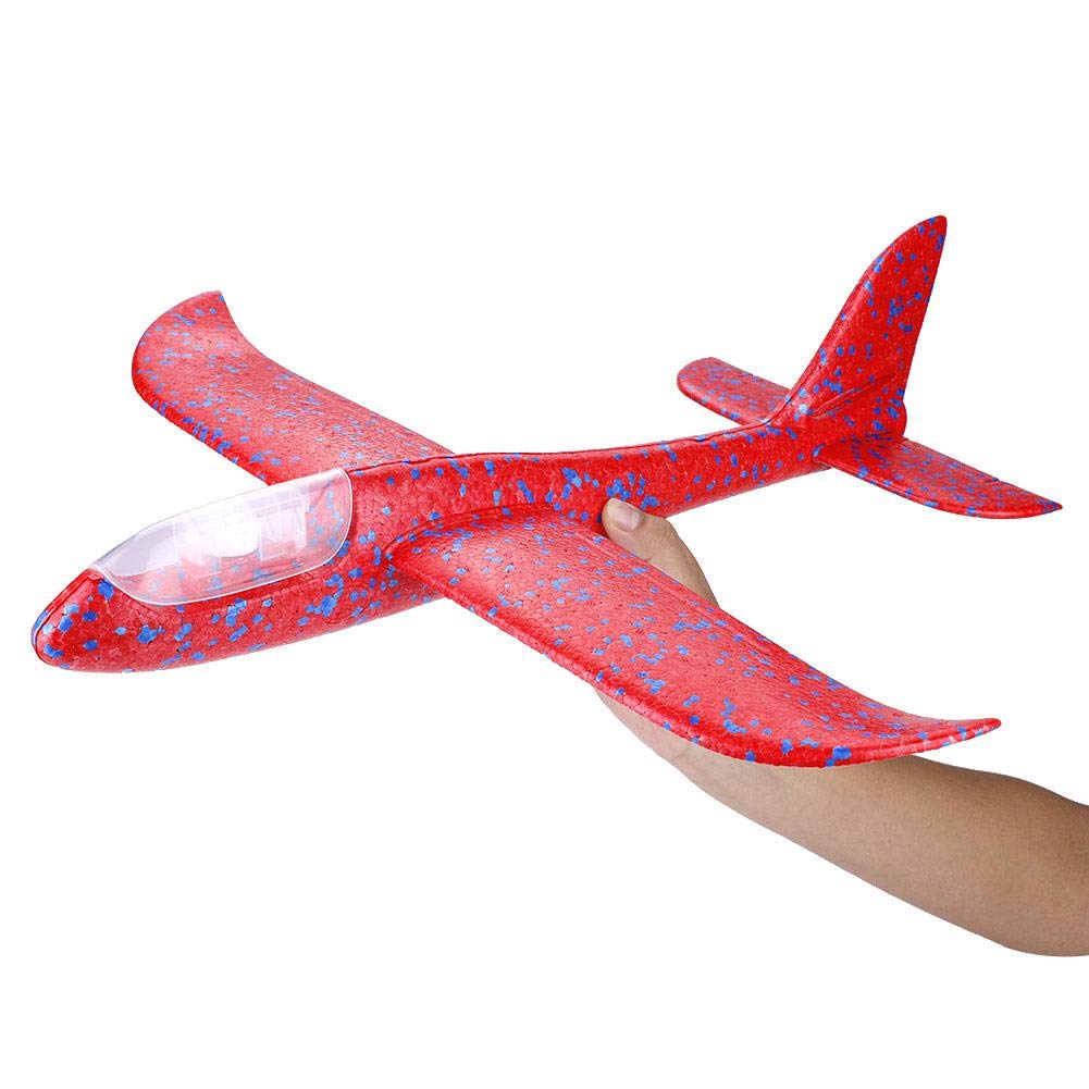 Foam Glider Airplane Toy， Outdoor Plane Sports Easy Assemble Manual