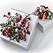 Candy Cane, Red & Green Curly Bows with Pom Poms - 24 bows