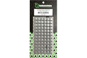 Rabaconda Motorcycle Wheel Weights 72pcs – Stick-On Type, 5g (0.18oz) Steel Segments – Vibration Resistant Adhesive Balance W