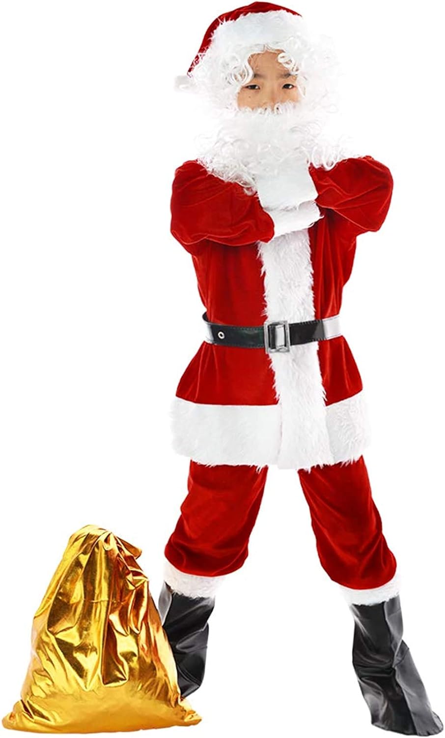 Children's Santa Claus Costume Kids Complete Santa Suit