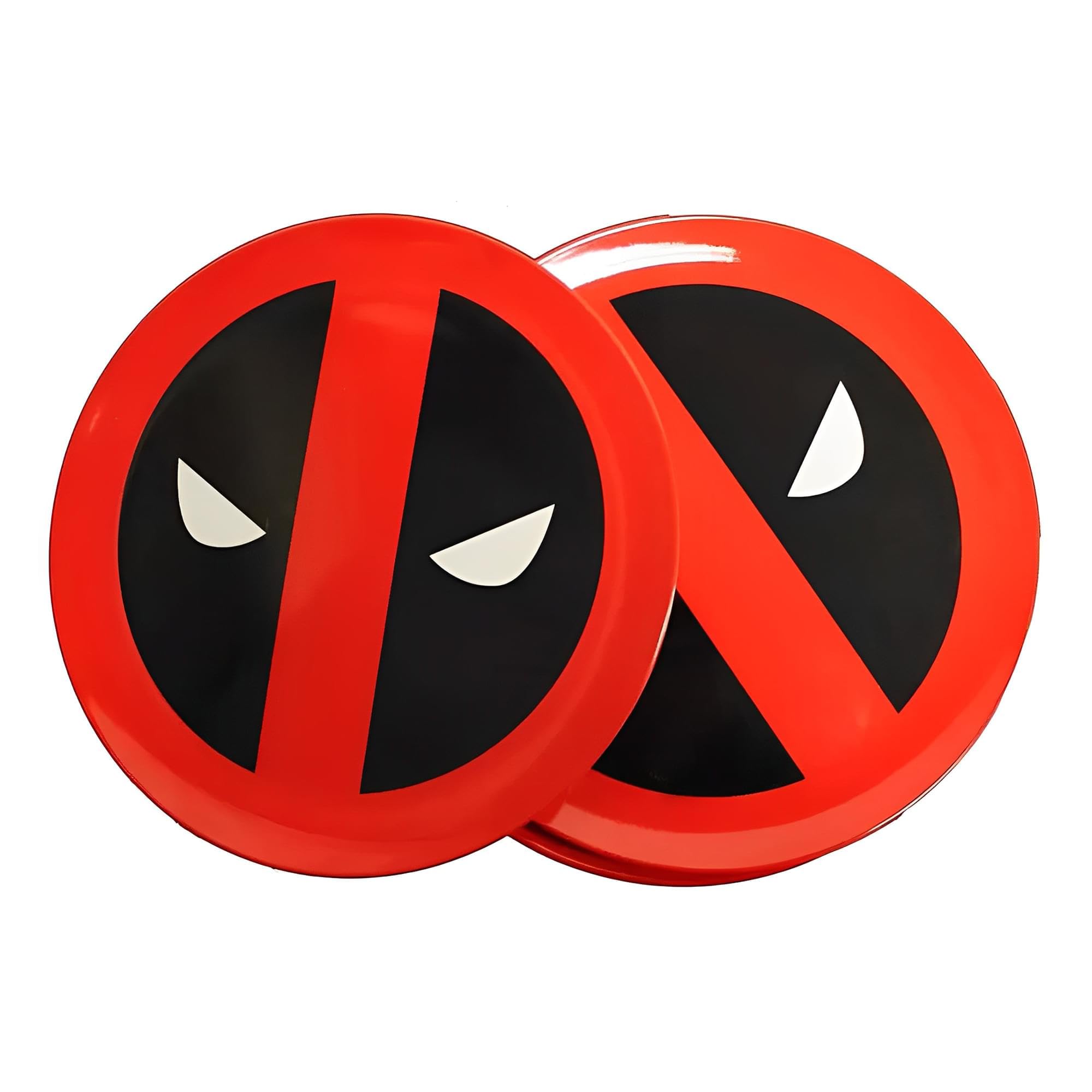 Funko DP03894 Star Wars Deadpool Round Icons Plate Set, Melamine, Multi-Colour, 21 x 21 x 2 cm