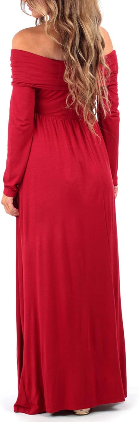 Cowl Neck and Over The Shoulder Maternity Dress at  Women’s Clothing store