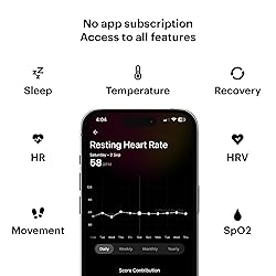 ULTRAHUMAN Ring AIR - No App Subscription, Smart