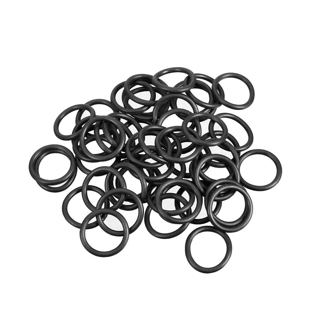 TA-VIGOR 50Pcs Nitrile Rubber O-Rings, 12mm OD 9mm ID 1.5mm Width Rubber Washers Spacer O-Rings Gasket kit, Metric Sealing Gasket for Hose, Faucet, Automotive, Plumbing