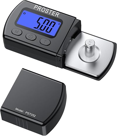 Proster Digital Turntable Stylus Force Scale 0.01-5g with LCD Backlight