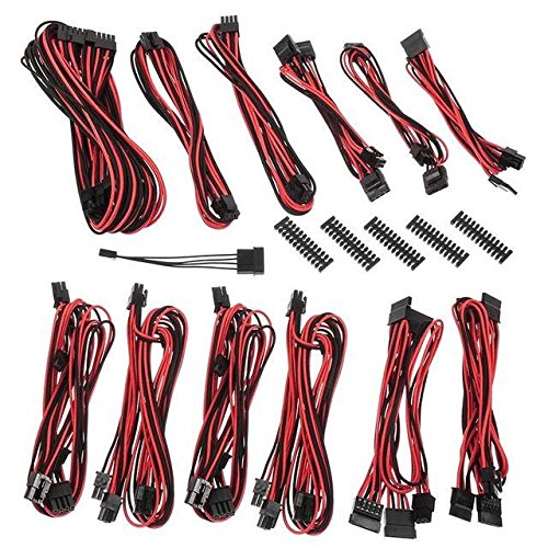 BitFenix ALCHEMY 2.0 PSU CABLE KITfor Seasonic KM3 and XM2 Power Supply , SSC-SERIES - Black/Red (BFX-ALC-SSCKR-RP)