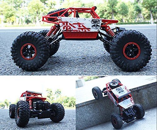 Camión Treparrocas RC a Control Remoto 4WD, Vehículo Rodoterreno, Baterías 2.4Ghz incluidas