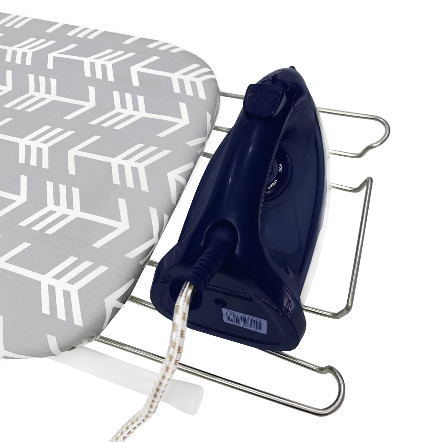 Tabletop Ironing Board with Folding Legs, Portable Small Ironing Board with Extra Thick Heavy Duty Cotton Padding Cover, Space Saving Mini Iron Board for Dorms, Laundry and Craft Room