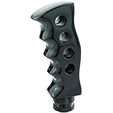 Abfer Handle Grip Shift Knob Unique Gear Stick Shifter Knobs Replacement Shifting Head Lever for Manual Automatic Vehicle Truck (Black)