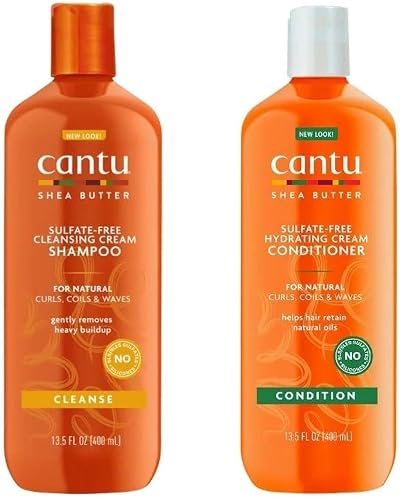 Cantu Shea Butter for Natural Hair Shampoo and Conditioner Twin Pack 2 x 400ml