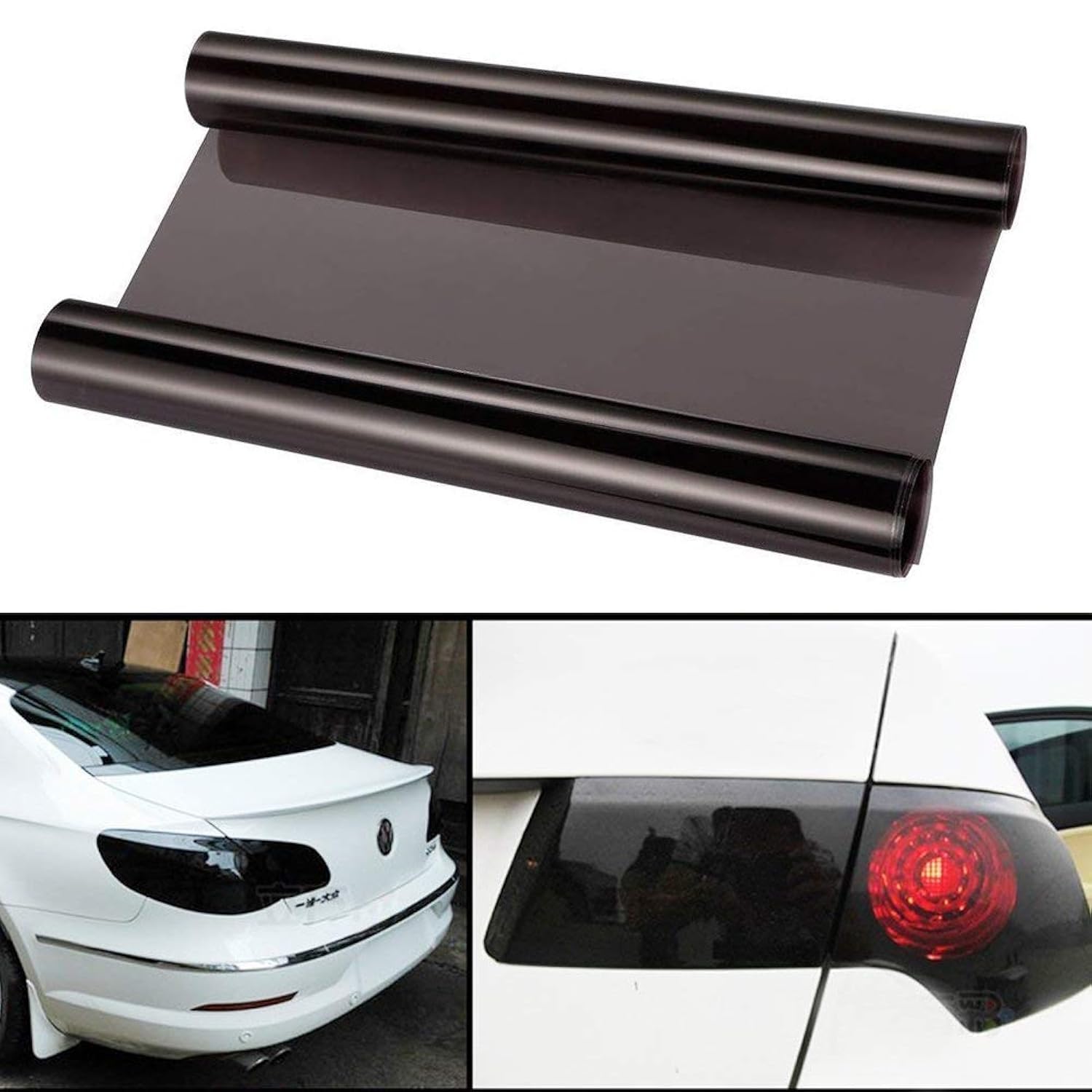 Tint Vinyl Film, Headlight Tint Tail Light Tint Film Smoke Film Fog Light Tint for Headlights, Fog lights, Sidemarker Lights Windshield 1ft x 4ft