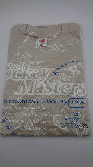 Amazon Co Jp Tシャツ 第２回ジョッキーマスターズ記念ｔシャツ 岡部幸雄 南井克己 松永幹夫 河内洋 佐々木竹見 安田隆行 服 ファッション小物