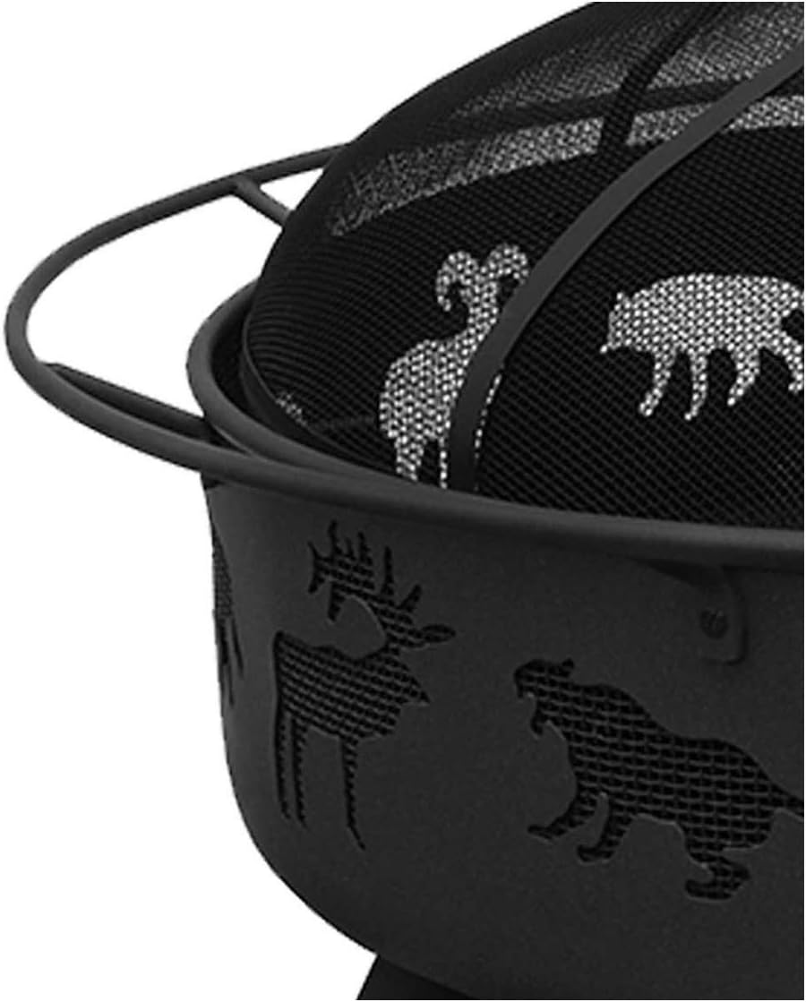 landmann outdoor fireplace on Black Landmann 28915 Super Sky Sturdy Steel Fire Pit Fire Pits Fire Pits Outdoor Fireplaces