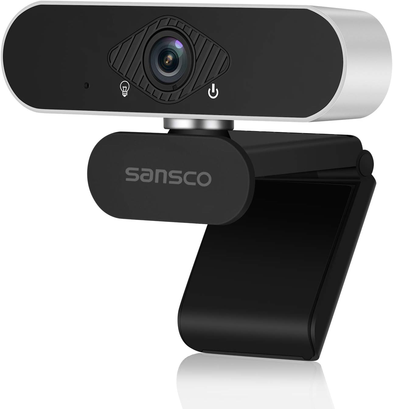 SANSCO 1080p Full HD Webcam with Microphone, Noise-Reducing, Plug and Play PC USB Web Camera for Video Calling Recording - Image 3