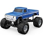 ARRIS 1:36 Mini RC Crawler, 4WD Off-Road RC Car with 2.4G Remote, Battery & Lights RTR for Adults Hobby Gifts (Blue)