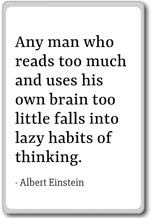 Albert Einstein - Imán para nevera con cita de Albert Einstein ...