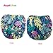 Swim Diaper, Angel Love 2Pcs Pack Big One Size Washable and Reusable Swimming Diaper, Adjustable & Stylish Fits Newborn to Toddler(ZSWD0506)