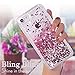 Maxdara Glitter Case for 6 6s 7 8 Case Glitter Liquid Women Girls Case with (Screen Protector) Bling Sparkle Luxury Pretty Cute Case for 6 6s 7 8 4.7 inches (Rosegold)