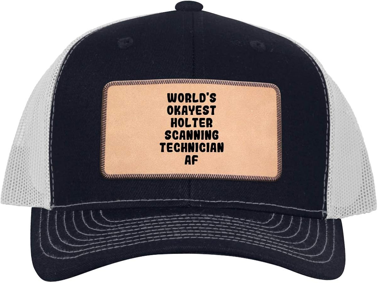 World's Okayest Holter Scanning Technician Leather Light