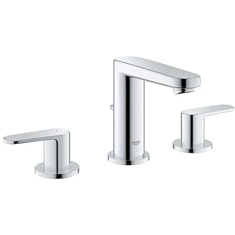 Grohe 2030200a Europlus S Size 8 Widespread 2 Handle 3 Hole
