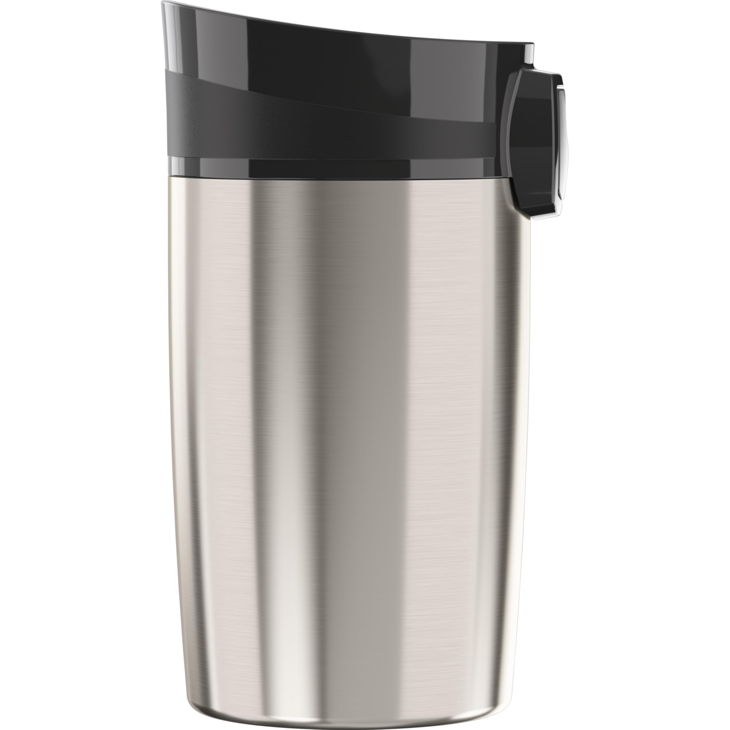 Sigg Miracle Insulated Coffee Mug Brushed (0.27 L), Pollutant-Free and Insulated Coffee Travel Mug, Leak-Proof Stainless Steel Coffee Thermos