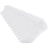 DarkCom Low Cut Ankle Socks for Women and Men, 8 Pairs Thin Cotton Socks