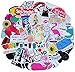 Cute Laptop Stickers for Teen Girl, 45 Pcs/Pack Cartoon Waterproof Vinyl Water Bottle Computer Notebook Car Skateboard Motorcycle Bicycle Luggage Guitar Bike Decal (Style - E)
