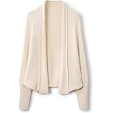 Ciovkis Women's Merino Wool Cardigan Sweater 2025 Fall Winter Open Front Batwing Sleeve Knit Slouchy Cardigan Sweater