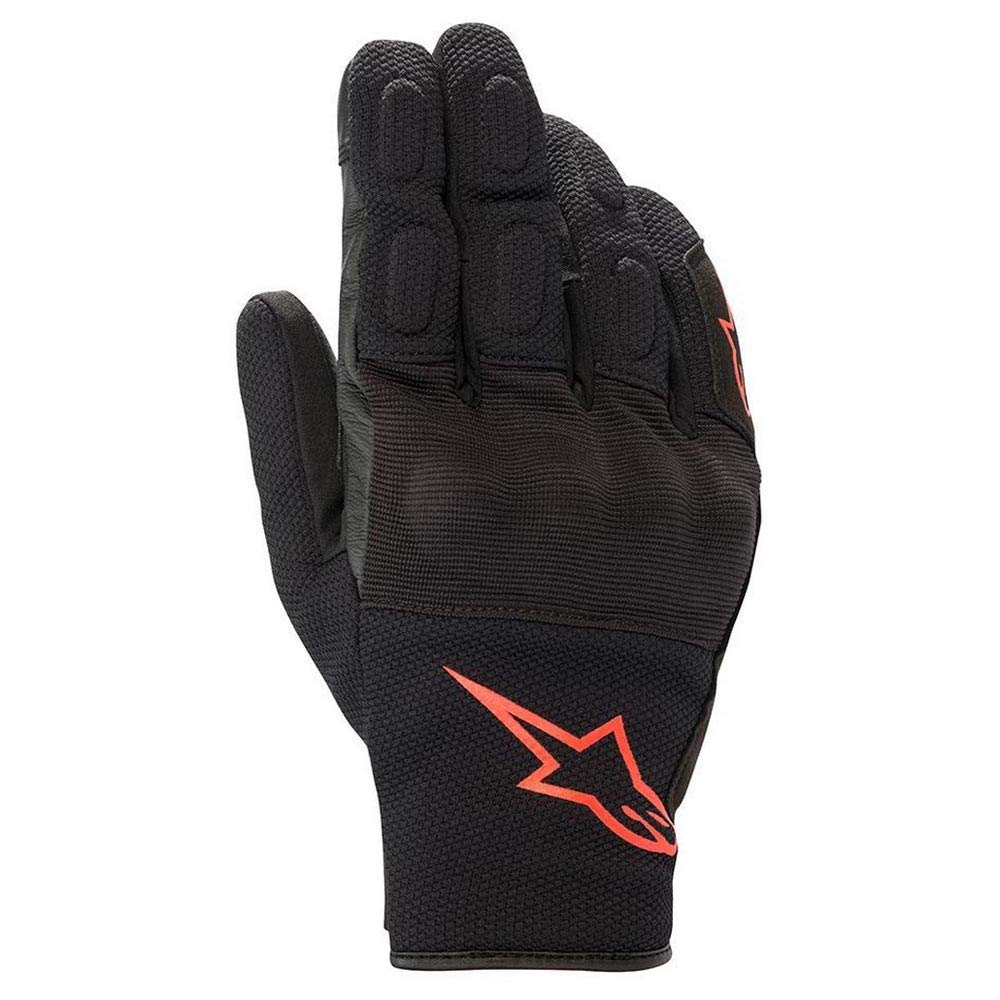 Alpinestars Motorcycle gloves S Max Drystar Gloves Black Red Fluo, BLACK/RED/FLUO, S
