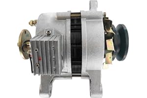 VQP 1500W Permanent Magnet Generator, 1200RPM 14V Low Rpm Alternator, Dual Phase Permanent Magnet Synchronous Generator Silicon Rectifier Generator, Agricultural AC/DC Alternator