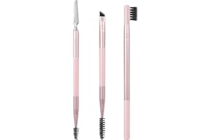 Real Techniques Brow Styling Set, For Lifting Brows, Fill & Style, Dual-ended Makeup Brushes, Full Kit for Eyebrows, Get Full