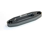 SALMAN 3500lbs Aluminum Alloy 6061 Fairlead 4-7/8" (124mm) Hole Spacing for UTV/ATV Winch Accessory Gray