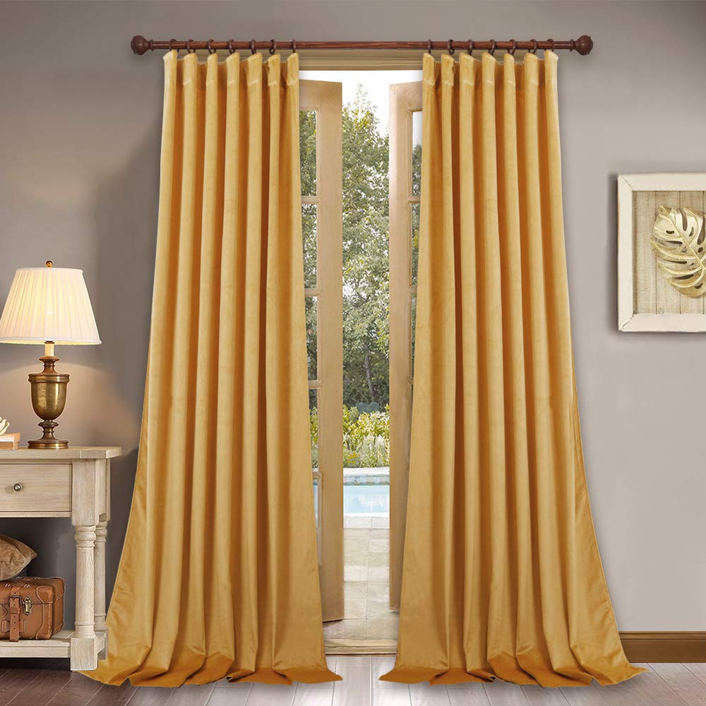 Best Absolute Zero Velvet Room Darkening Home Theater Curtain Panel