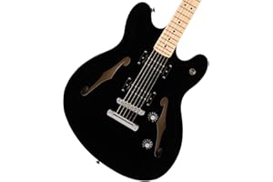 FENDER Squier Affinity Series Starcaster Electric Guitar, with 2-Year Warranty, Black