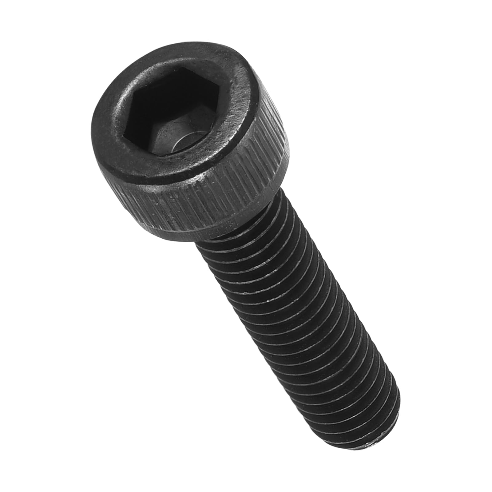 METALLIXITY Socket Head Cap Screws(M6-1x25mm)50Pcs, Carbon Steel Allen Socket Drive DIN912/ISO4762 Metric Oxide - Machine Grade 12.9 Internal Hex Screw UNC Coarse, Black