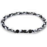 NUKAYAI Premium 18" Baseball Necklaces for Team Gifts Player Fans One/Multi-piece set Nylon Three Braided Rope Tornado Design Dark Softball Drip Sports Baseball Necklace