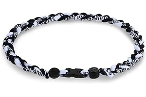 NUKAYAI NAKAYAI Premium 18" Baseball Necklaces Nylon Tri-Braided Rope Tornado Design One/Multi-piece set for Team Gifts Player Fans Dark Softball Drip Sports Baseball Necklace