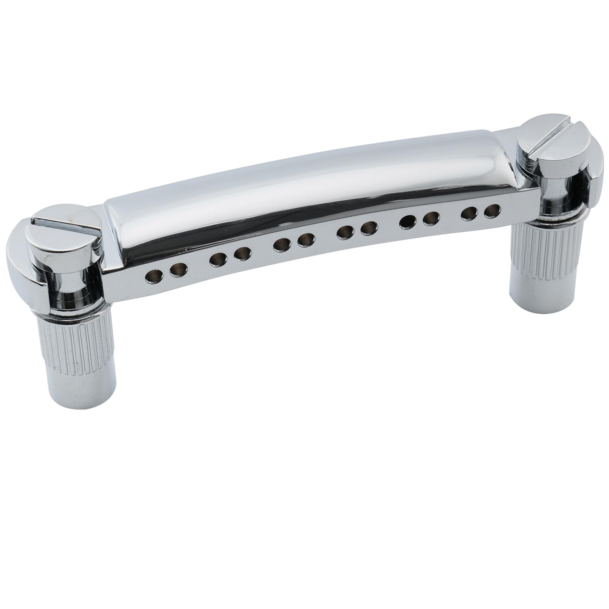 Musiclily Pro 52.5mm 12-string Tune-o-matic Stop Tailpiece for Epiphone Les Paul SG Style Electric Guitar, Chrome