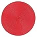 Homcomoda Round Placemats,Red Christmas Round Placemats for Dining Table Set of 6-13.4”(Red)