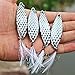 Sougayilang Spoons Hard Fishing Lures Treble Hooks Salmon Bass Metal Fishing Lure BaitsMIX 6pcs