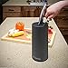 Premio Modern Knife Block Black - Best Knife Holder - SoftTouch Makes It Soft & Easy To Clean - Universal Knife Block - Knife Block Without Knives - Fits 12 Knives -Unique Kitchen Knife Holder