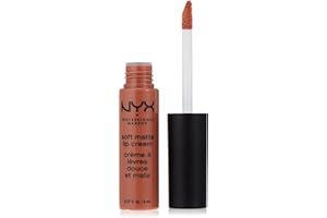 NYX PROFESSIONAL MAKEUP Soft Matte Lip Cream, High-Pigmented Liquid Lipstick - Abu Dhabi (Deep Rose-Beige), 8 mL