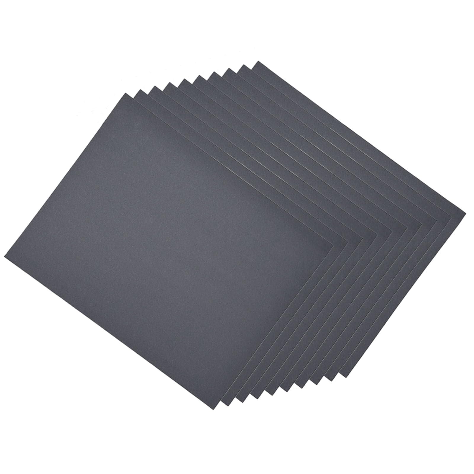 CoCud Wet Dry Sanding Sheets, 9 Inch x 11 Inch 800 Grits Sandpaper Sheets Silicon Carbide - (Applications: for Drywall Wood Metal), 10 Pieces