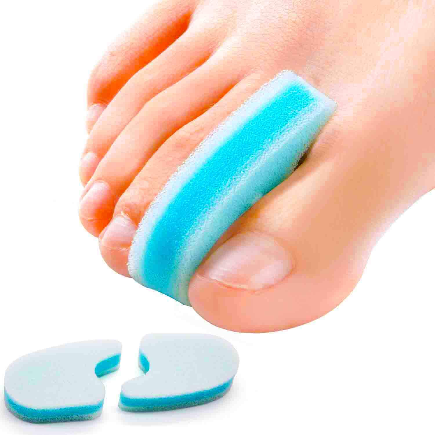 Photo 1 of Povihome 10 Pack Foam Toe Spacers(2/5" Thick), 3-Layer Toe Separators - Large Size - to Align Crooked, Overlapping Toe, Relieve Corn, Blister and Reduce Irritation