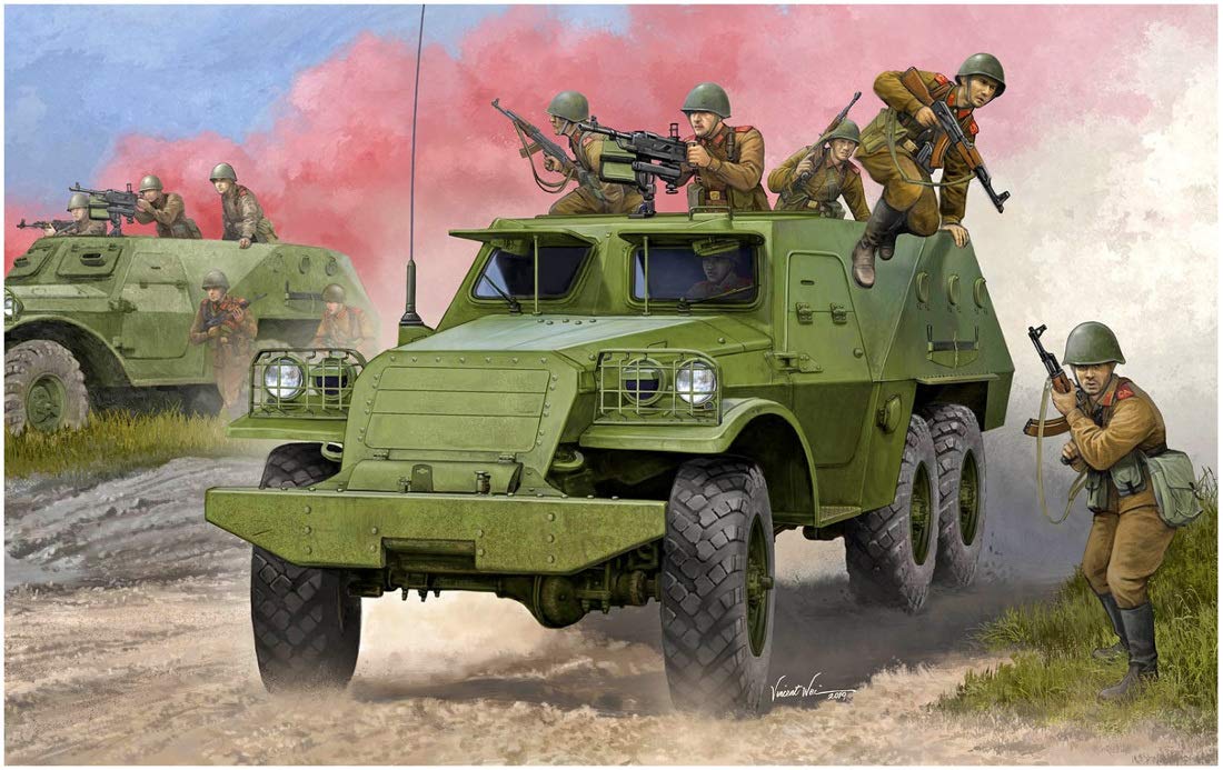 Trumpeter TRU09573 1/35 BTR 152B1 APC Plastic Model kit, Multicolor